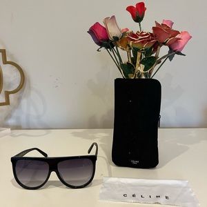 Celine Flat Top Aviator Sunglasses